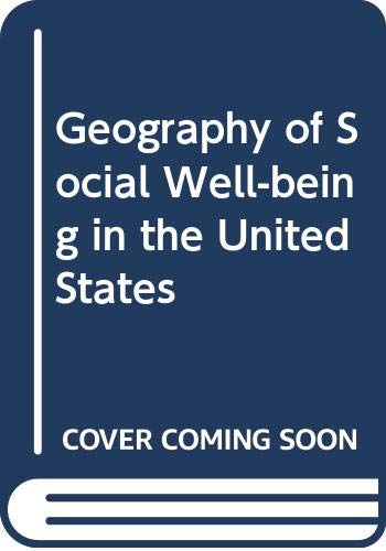 The geography of social well-being in the United States; : an introduction to territorial social indicators