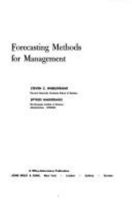 Forecasting methods for management