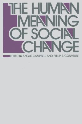 The human meaning of social change.