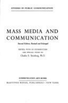 Mass media and communication.