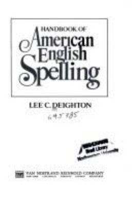 Handbook of American English spelling