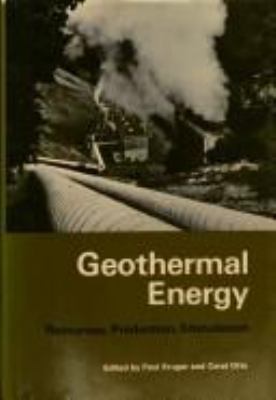 Geothermal energy; resources, production, stimulation.