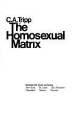 The homosexual matrix