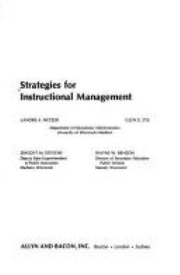 Strategies for instructional management