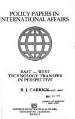 East-West technology transfer in perspective