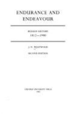 Endurance and endeavour : Russian history, 1812-1980