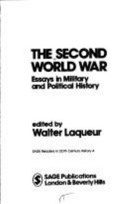 The Second World War : essays in military and political history