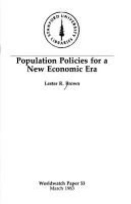 Population policies for a new economic era