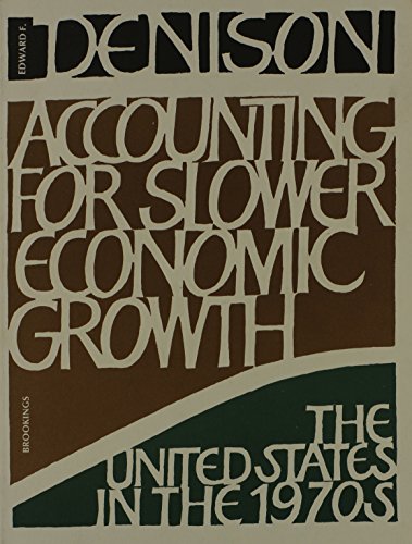 Accounting for slower economic growth : the United States in the 1970s