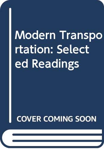 Modern transportation : selected readings