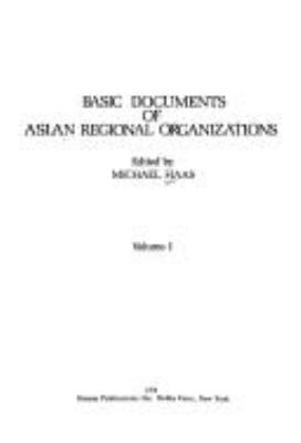 Basic documents of Asian regional organizations
