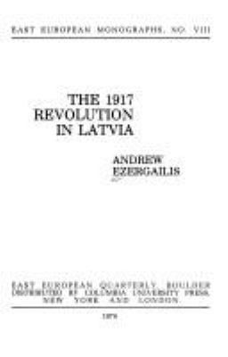 The 1917 revolution in Latvia