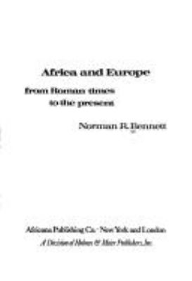 Africa and Europe from Roman times to the present
