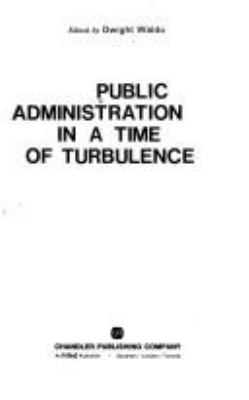 Public administration in a time of turbulence