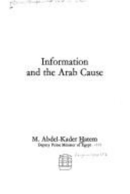 Information and the Arab cause