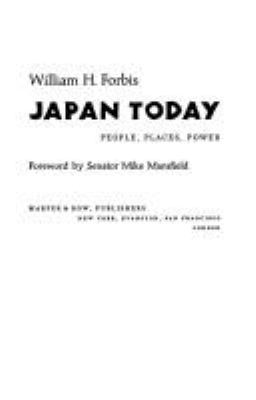 Japan today : people, places, power