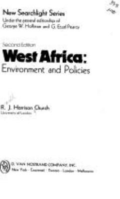 West Africa : environment and policies