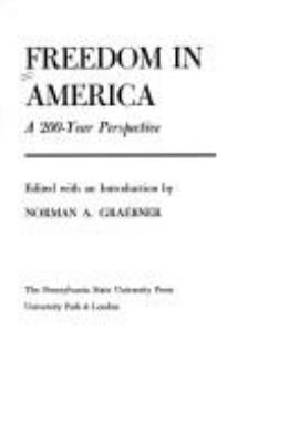 Freedom in America : a 200-year perspective