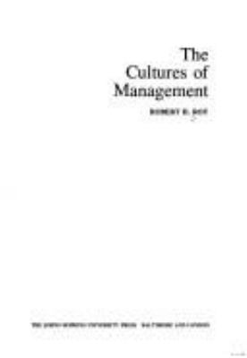 The cultures of management