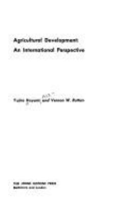 Agricultural development : an international perspective