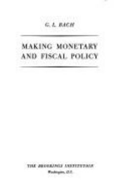 Making monetary and fiscal policy