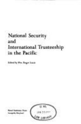 National security and international trusteeship in the Pacific