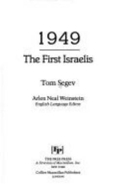 1949 : the first Israelis