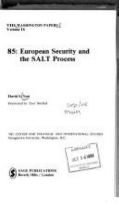 European security and the SALT process