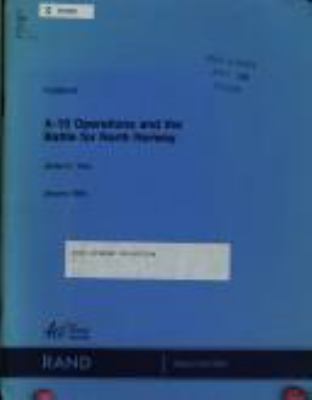 A-10 operations and the battle for north Norway