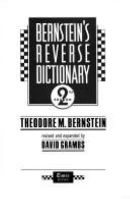 Bernstein's reverse dictionary