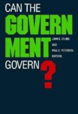 Can the government govern?