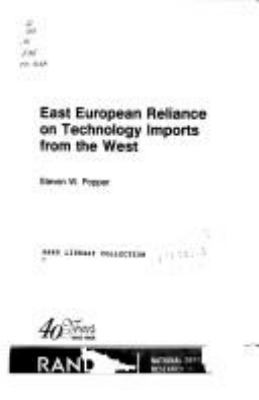 East European reliance on technology imports from the West