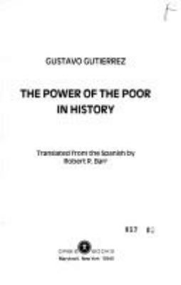 The power of the poor in history : selected writings