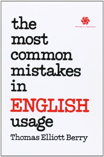 The most common mistakes in English usage