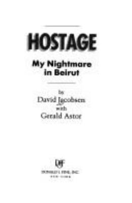 Hostage : my nightmare in Beirut