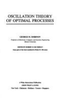 Oscillation theory of optimal processes