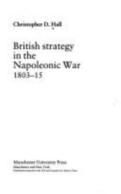 British strategy in the Napoleonic war, 1803-15