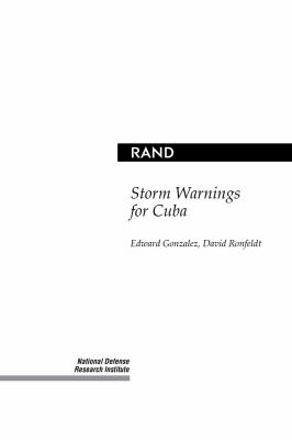 Storm warnings for Cuba