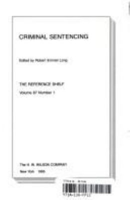 Criminal sentencing