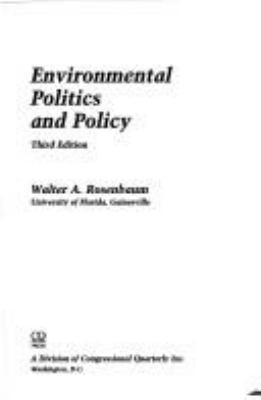 Environmental politics and policy