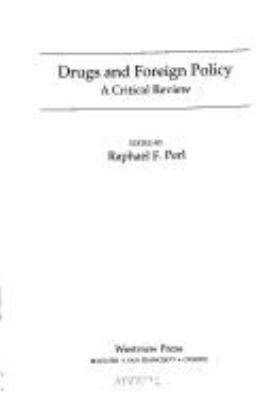 Drugs and foreign policy : a critical review