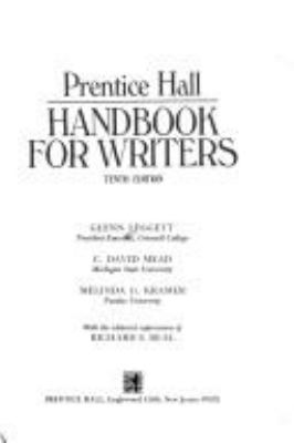 Prentice Hall handbook for writers