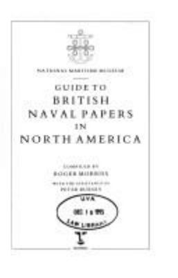 Guide to British naval papers in North America