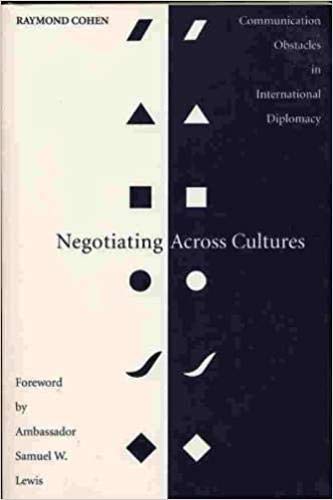 Negotiating across cultures : communication obstacles in international diplomacy
