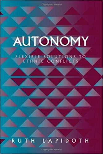 Autonomy : flexible solutions to ethnic conflicts