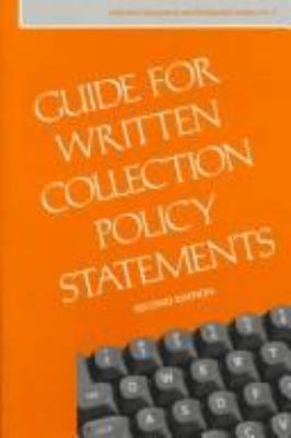 Guide for written collection policy statements