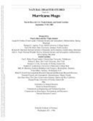 Hurricane Hugo : Puerto Rico, the U.S. Virgin Islands, and South Carolina, September 17-22, 1989