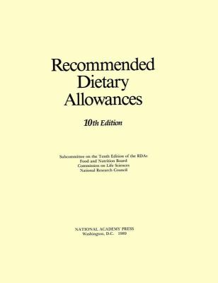 Recommended dietary allowances