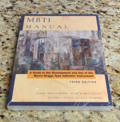 MBTI manual : a guide to the development and use of the Myers-Briggs Type Indicator