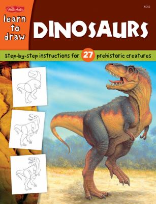 Draw and color dinosaurs